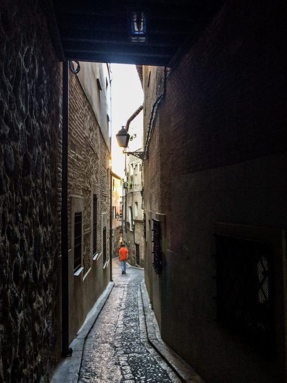 Old town streets in Toledo, Spain. Dawn Page / CoastsideSlacking